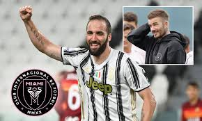 Higuain signed with david beckham's team. Gonzalo Higuain On The Brink Of Move To Inter Miami After Juventus Terminated His Contract Early Daily Mail Online