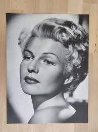 RITA HAYWORTH HOLLYWOOD ACTRESS PAPER 1950s🎬🥋Original Vintage Photo XXL