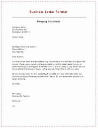Business Letter Format Template Unique 60 Business Letter Samples Templates To Fo Formal Business Letter Format Business Letter Format Formal Business Letter