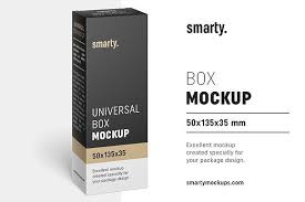 Magnetic box packaging free mockups to showcase branding packaging design in a photorealistic style. Box Mockup 50x135x35 Mm Box Mockup Mockup Mockup Design