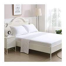 These hypoallergenic sheets are perfect for people with sensitive skin and want to experience a new. Buy Cal King Bed Sheet Set Of 4 Piece 15 Inch Deep Pocket 100 Cotton Super Soft Fade Wrinkle Resistant Lustrous Flat Fitted Bedding Set For Home And Hotel White