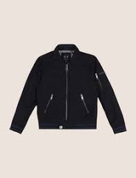 They're the ultimate in outerwear, a perfect embodiment of urban dressing: Armani Exchange Boys Zip Detail Bomber Jacket Blouson Jacket For Men A X Online Store