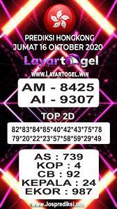 Prediksi Hongkong Jumat 16 Oktober 2020 Di 2020 September Oktober Minggu