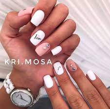 White nail art is again at the peak of popularity. Nail Art 4783 Best Nail Art Designs Gallery Bestartnails Com Short Acrylic Nails Swag Nails Trendy Nails