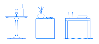 Enjoy free shipping on most. End Tables Side Tables Dimensions Drawings Dimensions Com