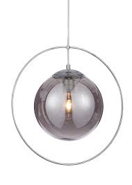 Mars Smoked Pendant Light H42 100cm X W42cm Grey Glass Pendant Light Pendant Light Round Pendant Light