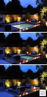 Une Terrasse Coulissante De Piscine De Nuit Entierement Fabrique En France Le Rolling Deck Est Le Nouvel Abri De Pool Landscaping Pool Designs Backyard Pool