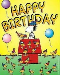 Happy Birthday Compleanno Snoopy Buon Compleanno Auguri Di Compleanno Divertenti