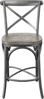 Acme Furniture Kaelyn Ii Gray Oak Sandy Gray Counter Height Chair Set Of 2 70467 Goedekers Com Counter Height Chairs Chair Set Acme Furniture
