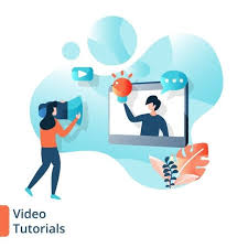 Landing Page Video Tutorials Vector Illustration Education Online Template Communication Social Png And Vector With Transparent Background For Free Download