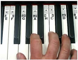 Klavier beschriften / belfort klavier keyboard noten aufkleber fur 49 61 76 88 tasten ebook piano sticker komplettsatz fur schwarze weisse tasten c d e f g a h. Klavier Piano Keyboard Noten Aufkleber H Gratis Musik Lektionen Weblinks Ebay