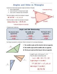 Unit 6, 6b grammar, past simple (affirmative): Relationships In Triangles Worksheets Teaching Resources Tpt