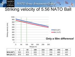 5 56 Nato Ballistics Chart