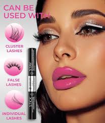 STACY LASH Bond and Seal Lash Glue for Eyelash Clusters/Stick & Stay for  Individual Lashes Cluster DIY Lash Extensions/Waterproof Eyelash Glue for  False Eyelashes : Beauty & Personal Care