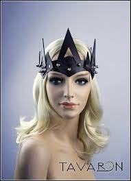 Leather tiara