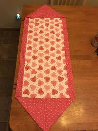 Valentine Table Runner Valentine Table Runner Table Runners Holiday Decor