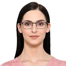 Buy Black Red Full Rim Rectangle Vincent Chase SLEEK STEEL VC E11396-C1  Eyeglasses at Lenskart.