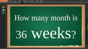 Mar 18, 2021 · you're now 36 weeks pregnant, so just how many months along are you? How Many Month Is 36 Weeks Youtube