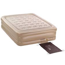 Coleman Double High Quickbed Airbed Queen Air Mattress Camping Air Bed Air Mattresses