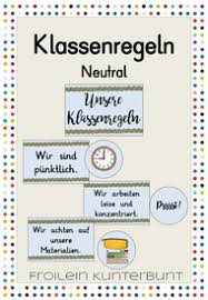Klassenregeln Neutral Unterrichtsmaterial Im Fach Fachubergreifendes Klassenregeln Klassenregeln Grundschule Erste Klasse