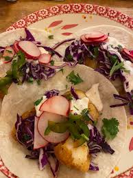 Begin by making the slaw, which is a combination of shredded red so fresh and flakey and juicy, with beautiful crispy batter. Baja Fish Tacos Yummies Hellofresh
