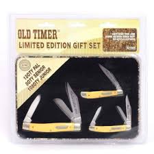 More than 22 old timer carving knife at pleasant prices up to 54 usd fast and free worldwide shipping! Schrade Old Timer Limited Edition Pocket Knife Gift Set Of 3 Knives 2018 New Oldtimer Old Timer Pocket Knife Pocket Knife Gift Garage Design