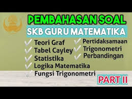 We did not find results for: Pembahasan Soal Skb Guru Matematika Paling Lengkap Dan Terbaru Seputar Cpns Youtube
