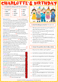 Maybe you would like to learn more about one of these? Present Perfect Tense Esl Dialogue Comprehension Exercises Worksheet