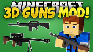 Modern warfare mod 1.12.2/1.11.2 offers a wide selection of different 3d modeled guns, and the selection will be wider in the future. 3d Gun Mod 1 7 10 Call Of Duty Ww2 9minecraft Net