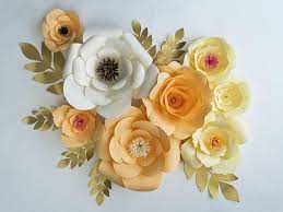Paper Flowers Uk Flower Wall Decor Paper Flower Wall Large Etsy Handmade Flowers Paper Paper Flowers Paper Flower Wall