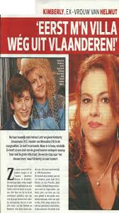 Showbizzik ga slapen en sta op met een volle bos haar. 8 Kimberly Ex Vrouw Van Helmut Lotti Ziet Het Licht Aan Het Einde Van De Tunnel Karelhooglandsplakboek