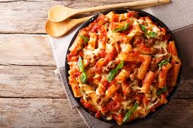 Ziti Bake With Ground Beef Ricotta Cheese Livestrong Com Baked Ziti Ziti Recipes Baked Ziti Recipe