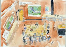 Should you live in a city or in a village? Art Village City