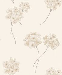 Modern floral metallic glittered cream ravine wallpaper r3727. 9 99 Gbp Alexa Beige Cream Brown Flower Floral Blown Vinyl Wallpaper From Rasch 599015 Ebay Home Garden Cream Wallpaper Vinyl Wallpaper Brown Flower