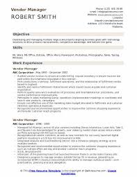 The only linkedin resume builder with premium resume templates that will impress recruiters. Vendor Manager Resume Samples Qwikresume