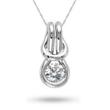 Love Knot 10k White Gold Diamond Knot Pendant 1 8 Ctw Gold Diamond Pendant Diamond Pendant White Gold Diamonds