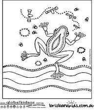 A Great Selection Of Aboriginal Art Style Colouring In Pages S Aboriginal Art For Kids Aboriginal Dot Painting Indigenous Art