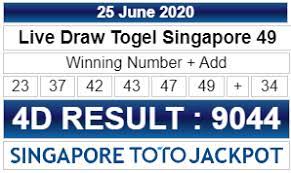 Data Togel Singapore 49 Hari Ini