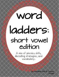 Help your student ace their weekly spelling tests by practicing spelling words for 1st grade. Word Ladders Short Vowel Edition 1st And 2nd Grade Word Ladders Short Vowels Vowel