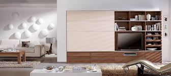 Schrankwand Mit Schreibtisch Und Tv Home Office Mobel Ideen Erstellt Aus Einer Mischung Aus Walnuss Plat Living Room Modern Tv Cabinets With Doors Tv Cabinets
