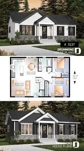 Small And Affordable Bungalow Economical Modern Rustic Starter Home Design With O In 2020 Small House Design Exterior Small House Design Plans Beach House Plans