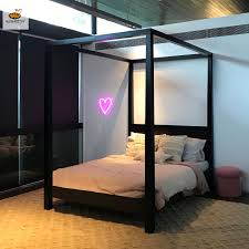 Check spelling or type a new query. Hansen Teak Four Poster Bed Queen Shop Furniture Online In Singapore