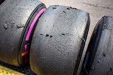 Nascar tires don't have air pressure because they're filled with nitrogen. Racing Slick Wikipedia