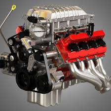 V8 Supercharger Engine Muscle Car Engine 3d Model Engineering V8 Engine 3d Model