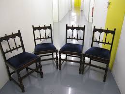 Set Of 4 Ercol Antique Oak Old Colonial Style Dining Chairs Ercol Furniture Living Room Wood Furniture