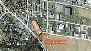 Trop de camions en ville, Crépy-en-Valois construit une nouvelle route - Le  Parisien