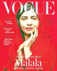 She said she was proud of the voice of young people was 'powerful' (picture: Malala Yousafzai Makes It To The Cover Of British Vogue Women S Own Observerbd Com