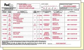 Resources For Shipping Hazardous Materials Fedex