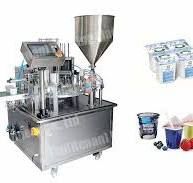 Yogurt Cup Filling Machine | Automatic Rotary Cup Filler For ...