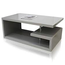 Coffee tables, including wooden coffee tables with storage. Trending Stock Uk Designer Boston Large Rectangle Design Gloss Grey Coffee Table Buy Online In Antigua And Barbuda At Antigua Desertcart Com Productid 130379259